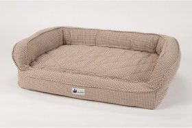 3 Dog Pet Supply EZ Wash Premium Orthopedic Bolster Dog Bed w/Removable Cover