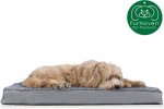 FurHaven Ultra Plush Deluxe Cooling Gel Pillow Dog Bed w/Removable Cover
