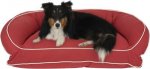 Carolina Pet Classic Canvas Orthopedic Bolster Dog Bed w/Removable Cover