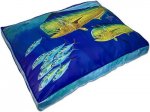 Guy Harvey Double Whammy Pillow Dog Bed w/ Removable Cover