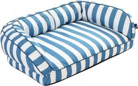 Nautica Pet Chadwich Couch Dog Be, Blue & White
