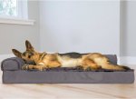 FurHaven Plush Deluxe Chaise Orthopedic Cat & Dog Bed w/Removable Cover