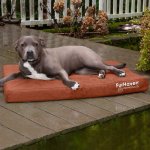FurHaven Deluxe Oxford Memory Foam Indoor/Outdoor Dog & Cat Bed w/ Removable Cover