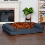 FurHaven Quilted Orthopedic Sofa Cat & Dog Bed w/ Removable Cover