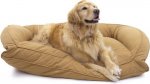 Carolina Pet Quilted Orthopedic Bolster Dog Bed w/Removable Cover