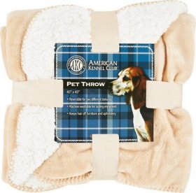 American Kennel Club Micro Sherpa Dog & Cat Blanket