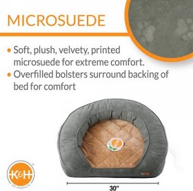 K&H Pet Products Deluxe Orthopedic Bolster Cat & Dog Bed
