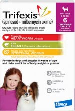 Trifexis Chewable Tablet for Dogs, 5-10 lbs, (Magenta Box)