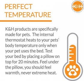 K&H Pet Products Thermo-Plush Cat & Dog Be, Small