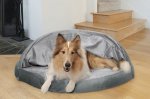 FurHaven Microvelvet Snuggery Orthopedic Cat & Dog Bed w/Removable Cover