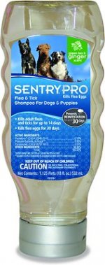 Sentry Pro Flea & Tick Dog Shampoo, 18-oz bottle
