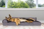 FurHaven Plush Deluxe Chaise Cat & Dog Bed w/Removable Cover