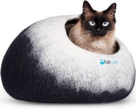 Feltcave Premium Cat Cave Covered Cat Bed, Medium