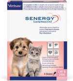 Senergy Topical Solution for Puppies & Kittens, up to 5 lbs, (Mauve Box), 3 Doses (3-mos. supply)