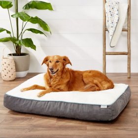Frisco Plush Orthopedic Pillow Dog Bed w/Removable Cover