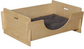 Staart Modern Wooden Elevated Dog Bed