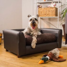 Keet Fluffly Deluxe Sofa Dog Bed w/Removable Cover