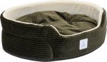 Cozy Pet Oval Bolster Dog & Cat Pet Be, Brown