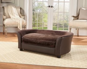 Enchanted Home Pet Panache Sofa Dog Bed w/Removable Cover, Large