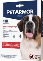 PetArmor Flea & Tick Spot Treatment for Dogs, 89-132 lbs, 3 Doses (3-mos. supply)