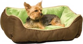 K&H Pet Products Self-Warming Two Tone Lounge Sleeper Bolster Cat & Dog Bed