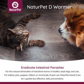 NaturPet D Wormer Homeopathic Medicine for Cats & Dogs, 100-ml bottle