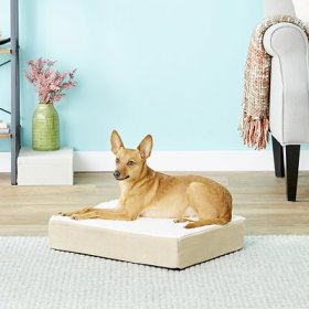 Petmaker Orthopedic Sherpa Pillow Dog Bed w/Removable Cover