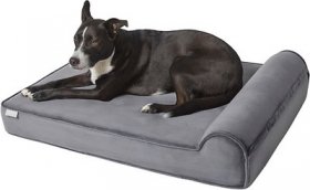 Frisco Orthopedic Chaise Pillow Dog Bed w/Removable Cover