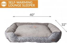 K&H Pet Products Self-Warming Bolster Dog Bed