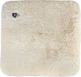 Bessie + Barnie Blondie Deluxe Pillow Cat & Dog Bed w/Removable Cover, Beige