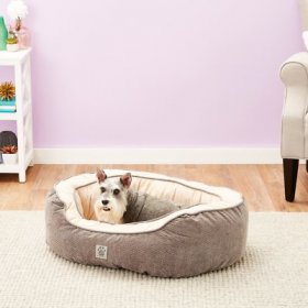 Precision Pet Products Gusset Daydreamer Bolster Cat & Dog Be, Grey, Large