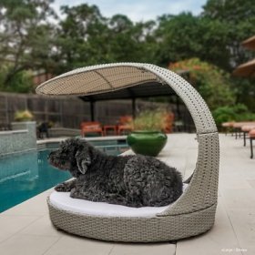 The Refined Feline Waterproof Covered Outdoor Dog Be, Large