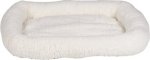 HappyCare Textiles Sherpa Bolster Cat & Dog Bed