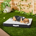 Frisco Indoor/Outdoor Arrow Print Pillow Dog Bed w/Removable Cover