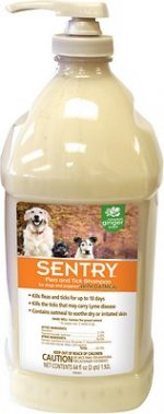 Sentry Flea & Tick Oatmeal Hawaiian Ginger Shampoo for Dogs