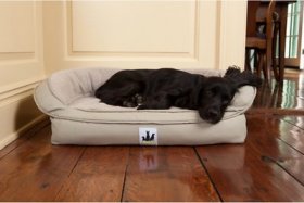 3 Dog Pet Supply EZ Wash Headrest Orthopedic Bolster Dog Bed w/Removable Cover