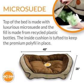 K&H Pet Products Bolster Cat & Dog Bed