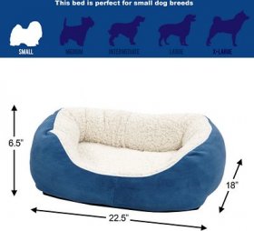MidWest Overstuffed Micro-Terry Cuddle Dog & Cat Bed