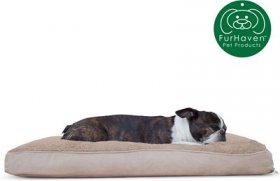 FurHaven Snuggle Deluxe Pillow Cat & Dog Bed w/Removable Cover