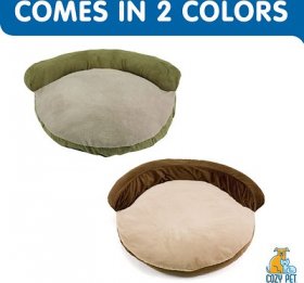 Cozy Pet Sofa-Style Bolster Dog Bed