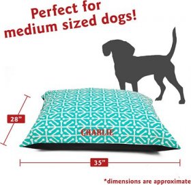 Majestic Pet Aruba Personalized Pillow Cat & Dog Bed