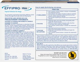 Virbac EFFIPRO Flea & Tick Spot Treatment for Dogs, 89-132 lbs, 3 Doses (3-mos. supply)