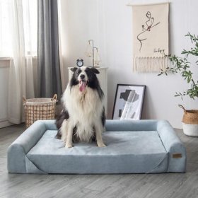 KOPEKS Orthopedic Sofa Dog Bed w/ Removable Cover