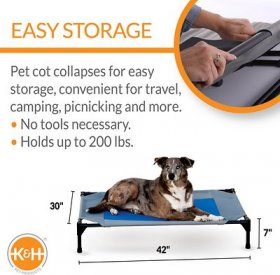 K&H Pet Products Coolin' Cot Elevated Dog Bed