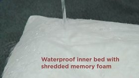 DII Shredded Memory Foam Dog & Cat Bed