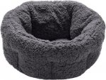 FurHaven Terry Self-Warming Hi-Lo Donut Cat & Dog Bed