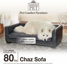Enchanted Home Pet Chaz Sofa Cat & Dog Bed w/ Removable Cover