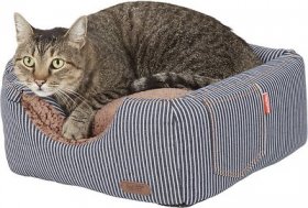 Smiling Paws Pets 2-in-1 Cat Cube & Bed
