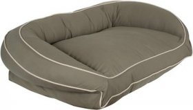 Carolina Pet Classic Canvas Bolster Dog Bed with Removable Cover