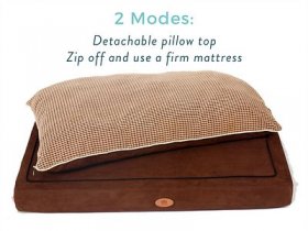 PLS Birdsong Paradise Orthopedic Pillow Dog Bed w/Removable Cover